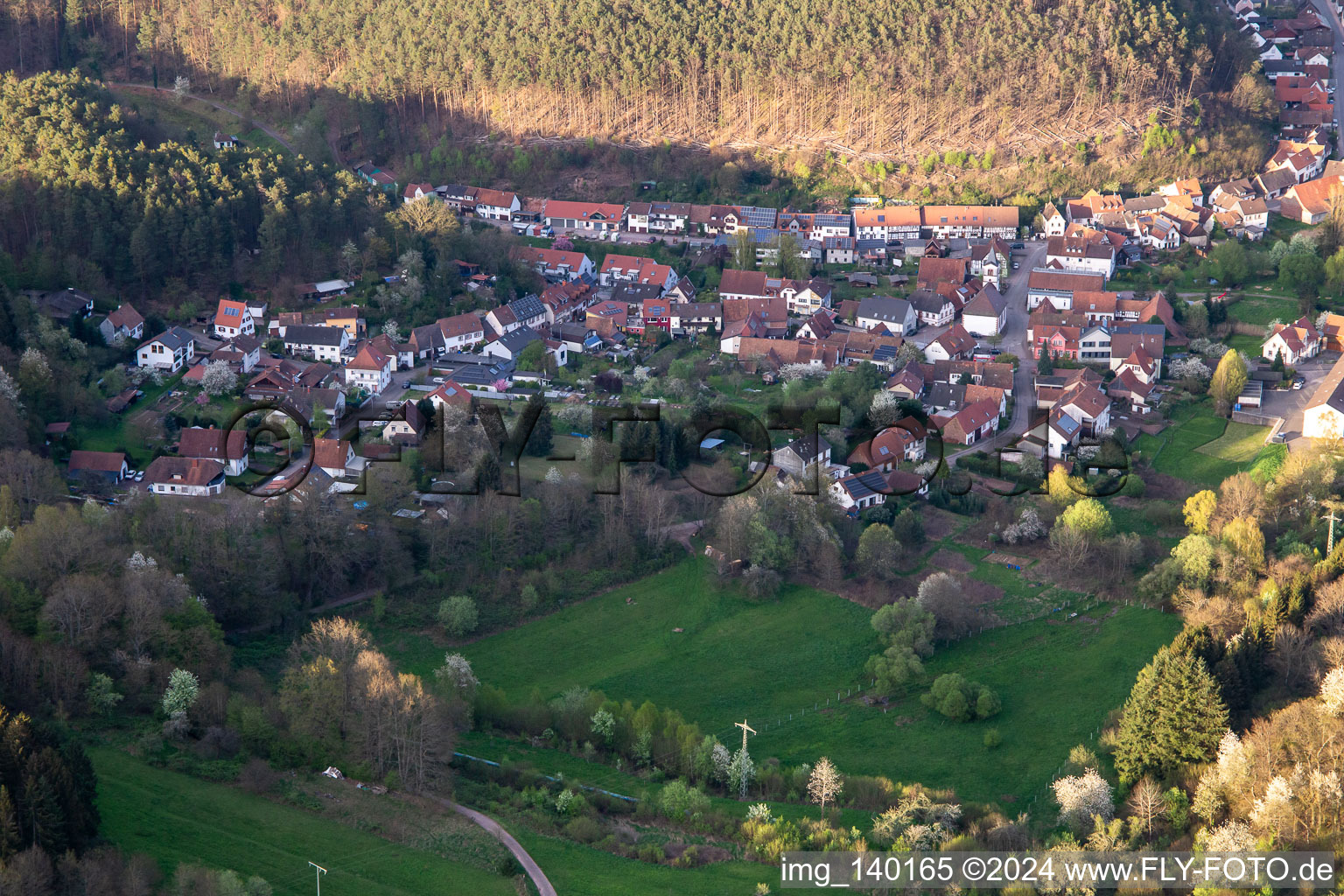 Vue aérienne de Talstr à Spirkelbach dans le département Rhénanie-Palatinat, Allemagne