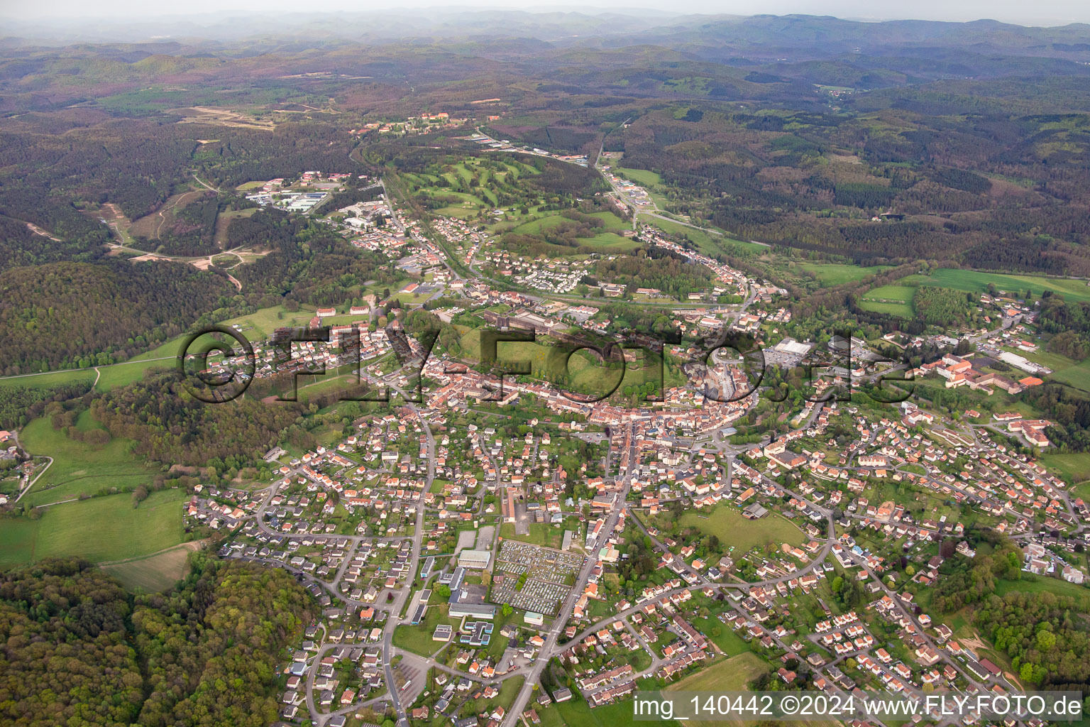 Photographie aérienne de De l'ouest à Bitsch dans le département Moselle, France