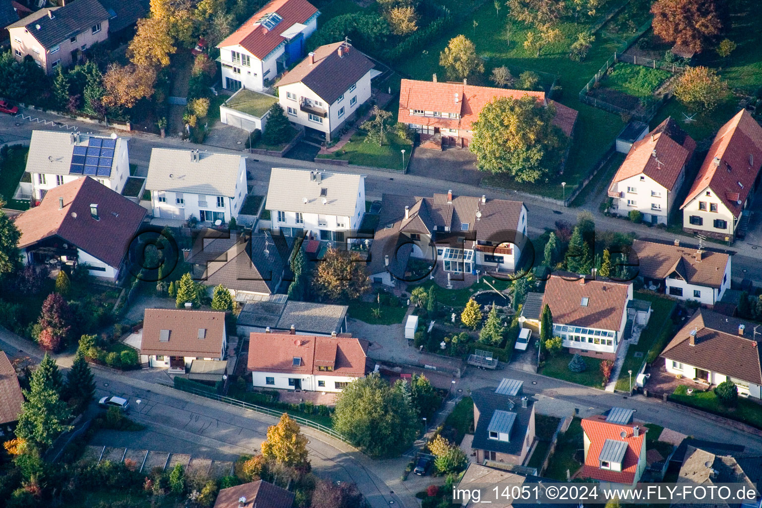 Photographie aérienne de Quartier Schöllbronn in Ettlingen dans le département Bade-Wurtemberg, Allemagne