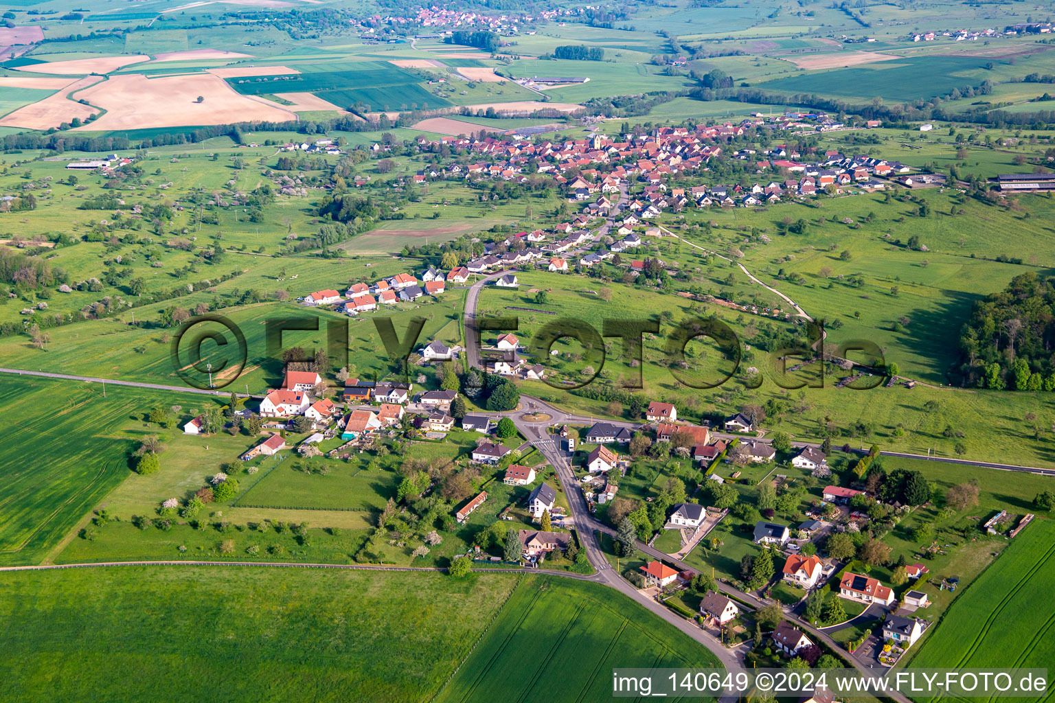 Ratzwiller dans le département Bas Rhin, France d'en haut