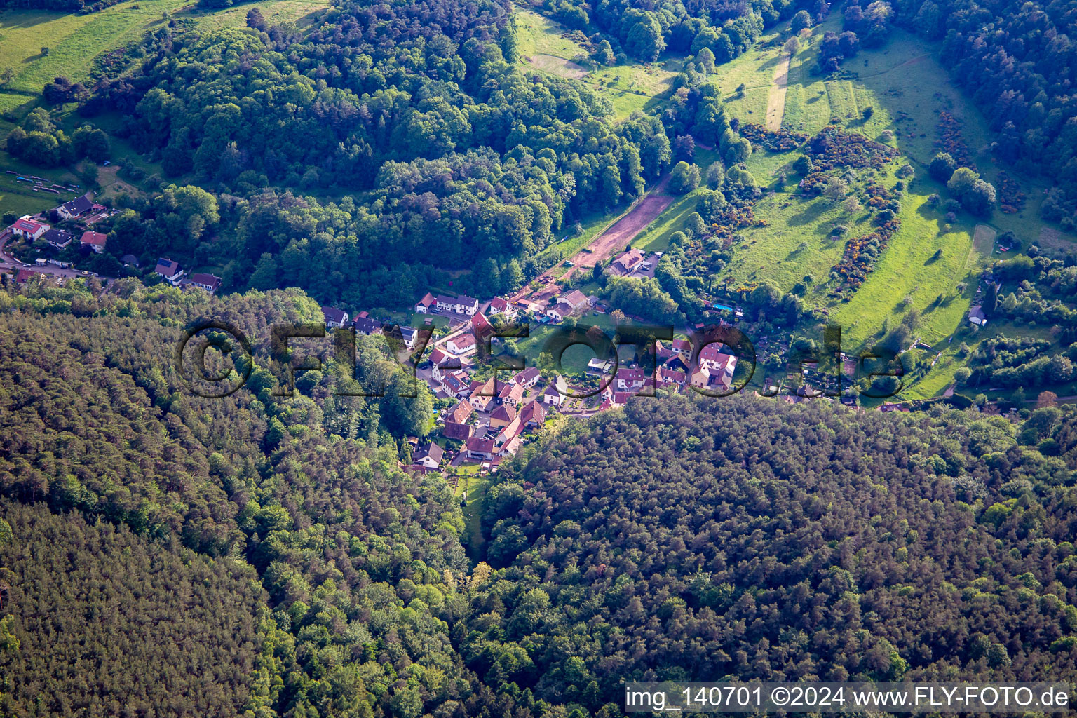 Enregistrement par drone de Quartier Blankenborn in Bad Bergzabern dans le département Rhénanie-Palatinat, Allemagne