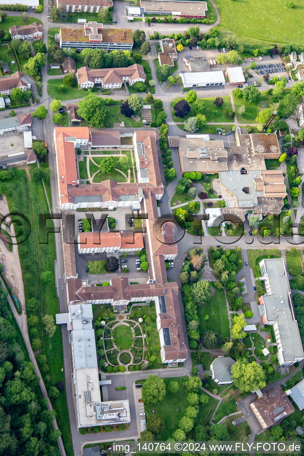 Image drone de Clinique du Palatinat Landeck à Klingenmünster dans le département Rhénanie-Palatinat, Allemagne