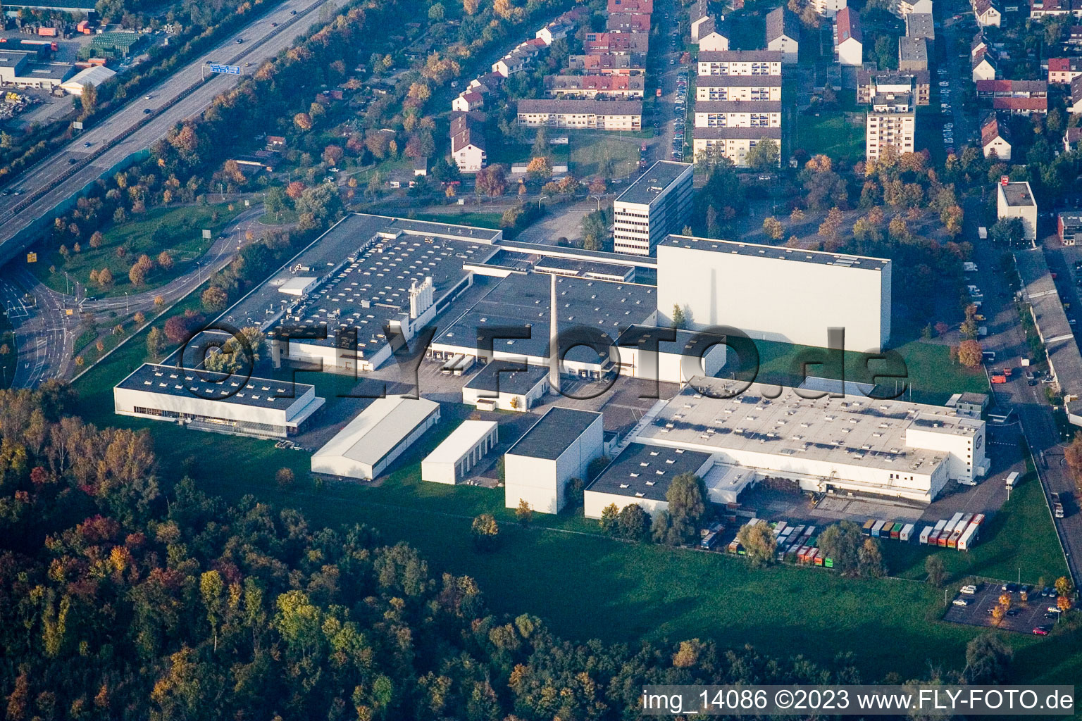 Vue aérienne de Solutions individuelles à Ettlingen dans le département Bade-Wurtemberg, Allemagne