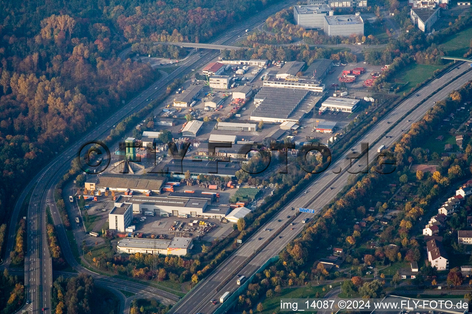 Ettlingen dans le département Bade-Wurtemberg, Allemagne hors des airs