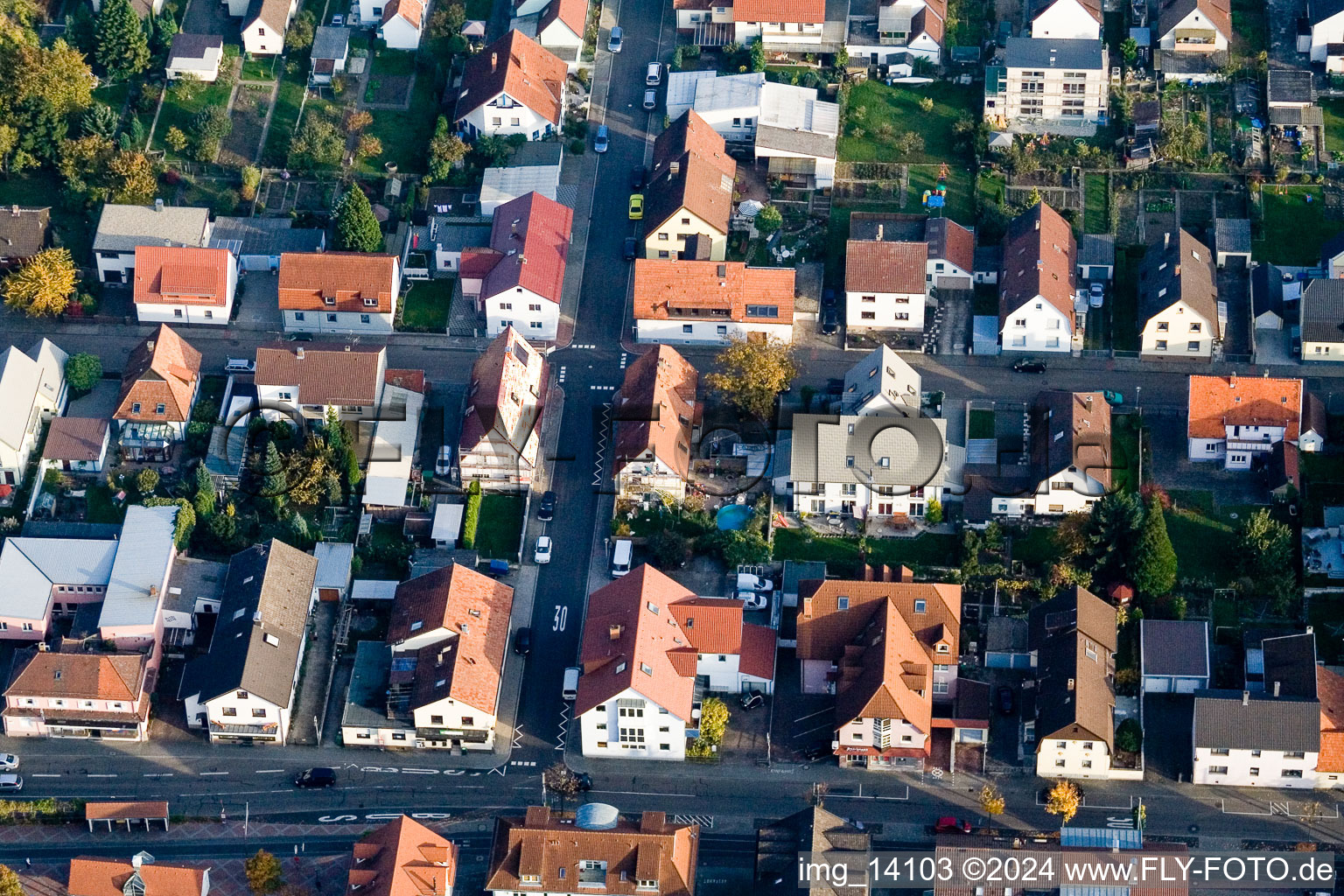 Photographie aérienne de Quartier Forchheim in Rheinstetten dans le département Bade-Wurtemberg, Allemagne