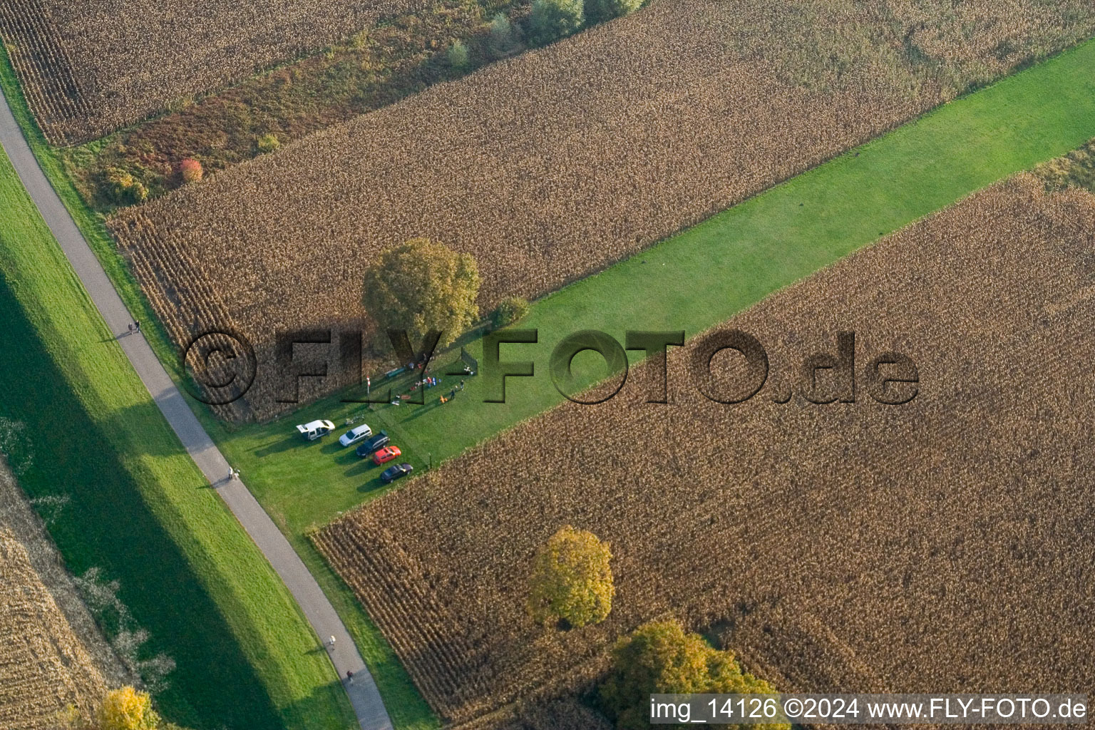 Vue aérienne de Aérodrome modèle à Hagenbach dans le département Rhénanie-Palatinat, Allemagne