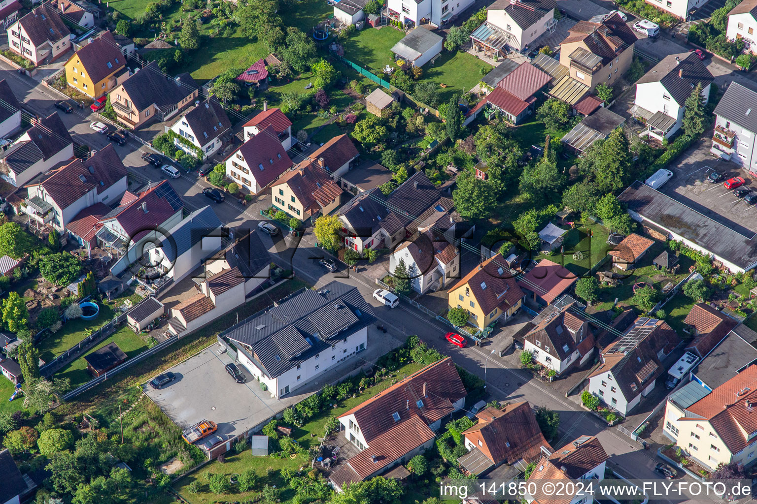 Vue aérienne de Maison à louer sur Waldstr à Kandel dans le département Rhénanie-Palatinat, Allemagne