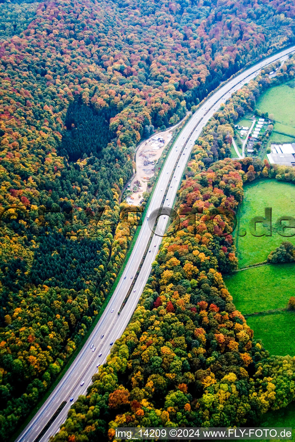 Vue aérienne de Diehlheim dans le département Bade-Wurtemberg, Allemagne