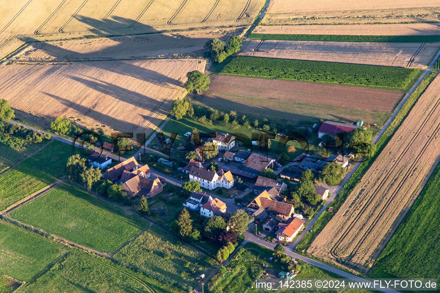 Quartier Deutschhof in Kapellen-Drusweiler dans le département Rhénanie-Palatinat, Allemagne d'un drone