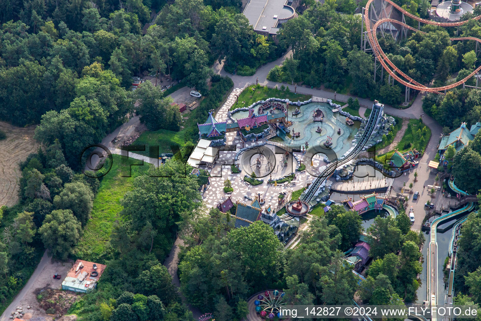 Photographie aérienne de Parc de vacances Allemagne à Haßloch dans le département Rhénanie-Palatinat, Allemagne