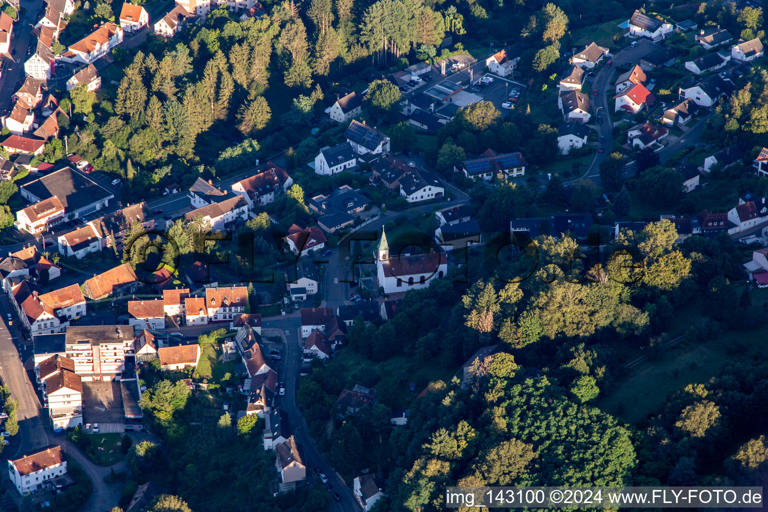 Image drone de Lemberg dans le département Rhénanie-Palatinat, Allemagne