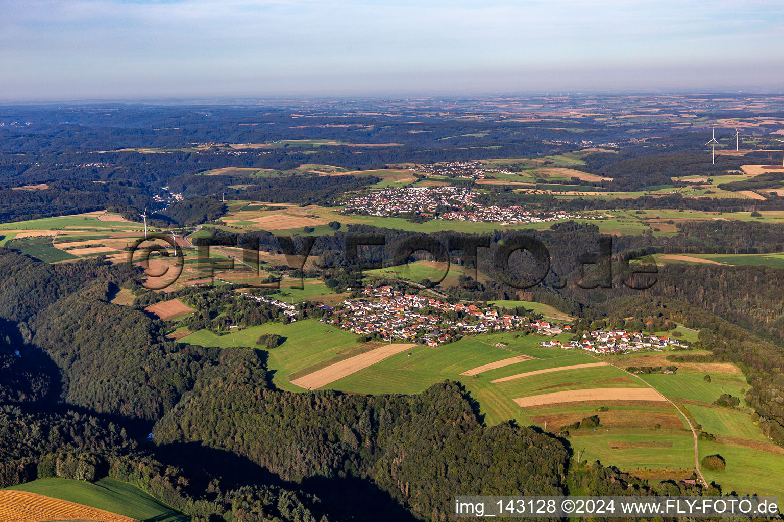 Photographie aérienne de Obersimten dans le département Rhénanie-Palatinat, Allemagne