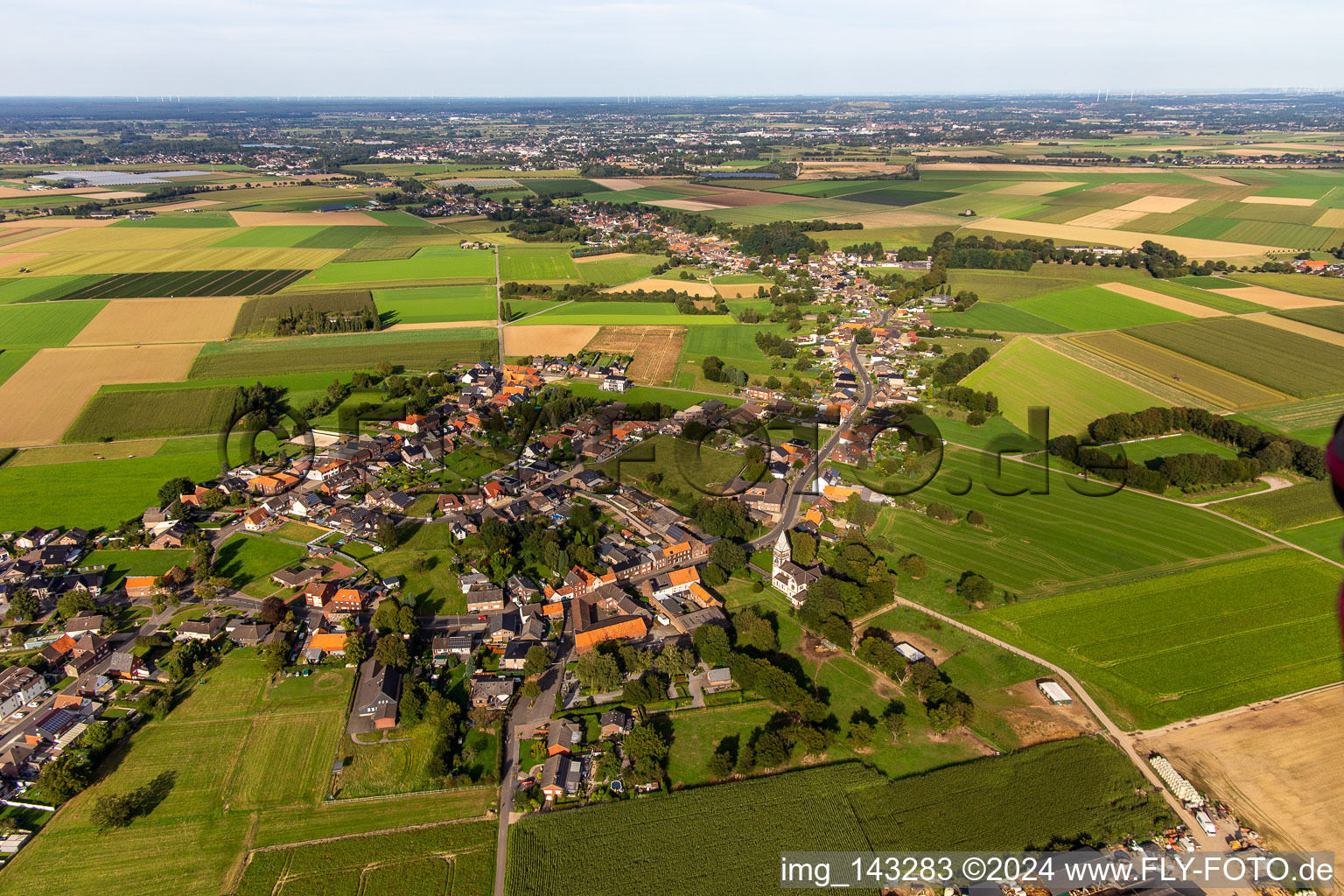 Vue aérienne de Quartier Laffeld in Heinsberg dans le département Rhénanie du Nord-Westphalie, Allemagne