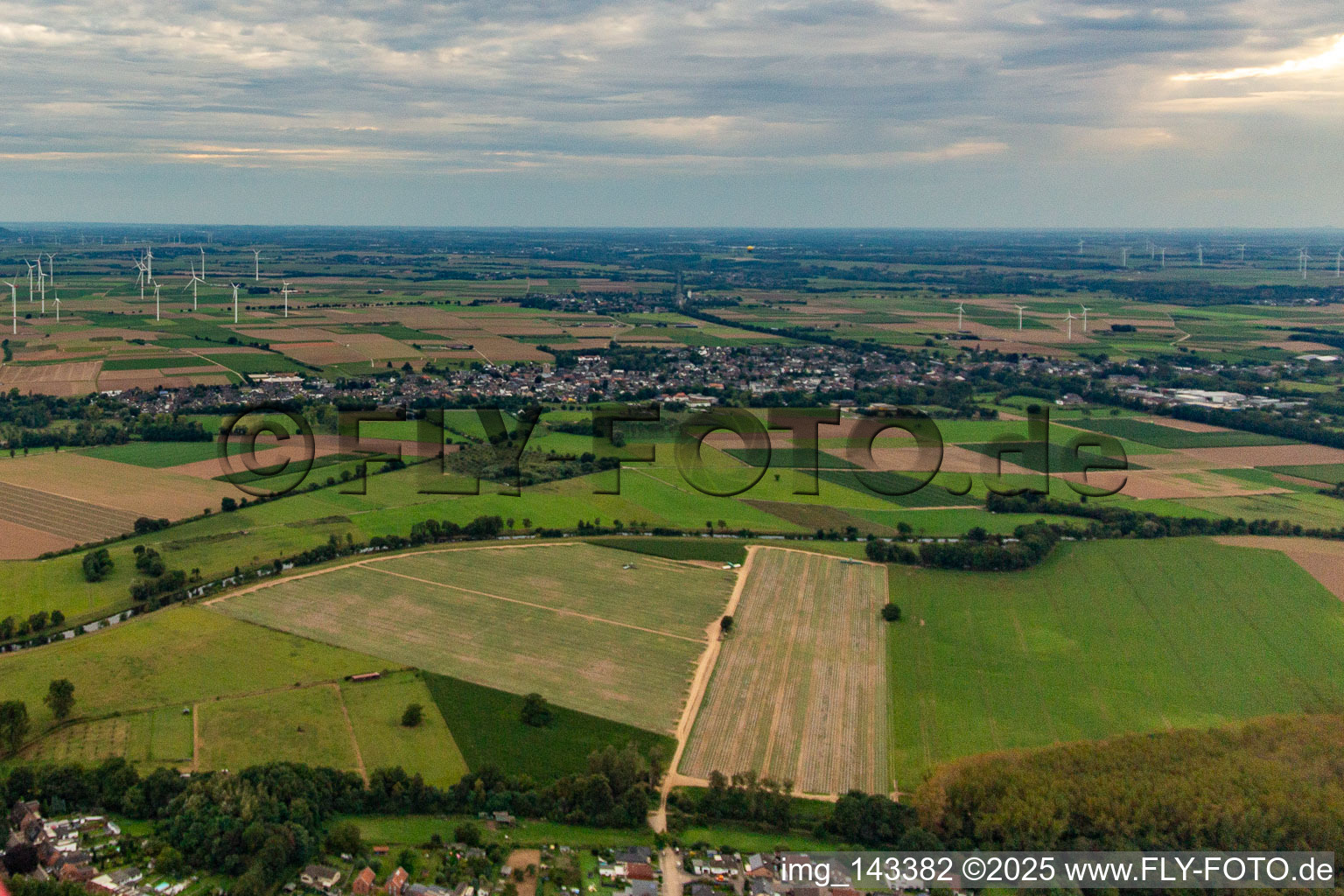 Vue aérienne de Quartier Brachelen in Hückelhoven dans le département Rhénanie du Nord-Westphalie, Allemagne