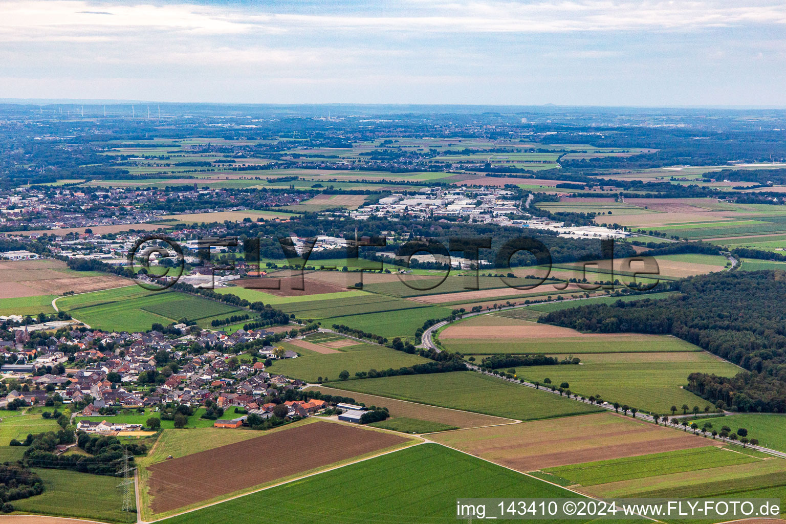 Vue aérienne de Quartier Tripsrath in Geilenkirchen dans le département Rhénanie du Nord-Westphalie, Allemagne