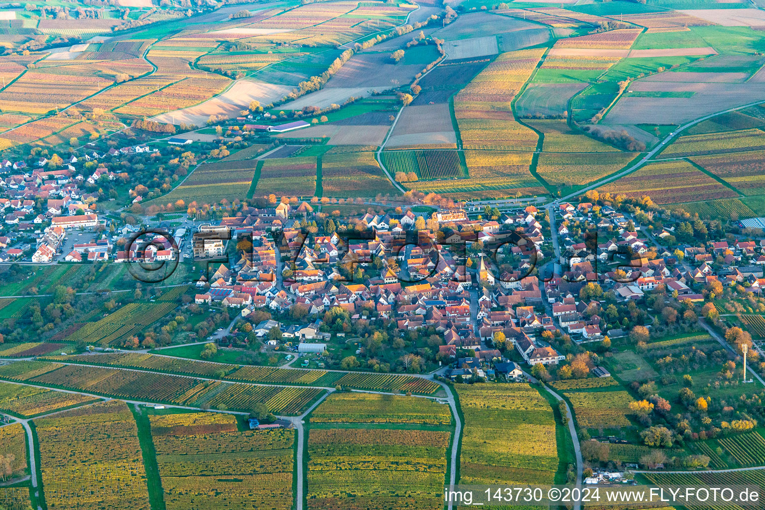 Wissembourg dans le département Bas Rhin, France vue d'en haut