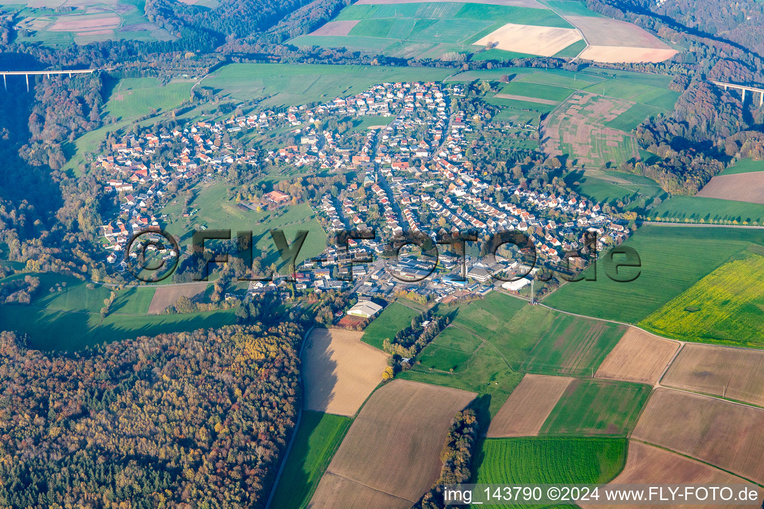 Vue aérienne de Quartier Gersbach in Pirmasens dans le département Rhénanie-Palatinat, Allemagne