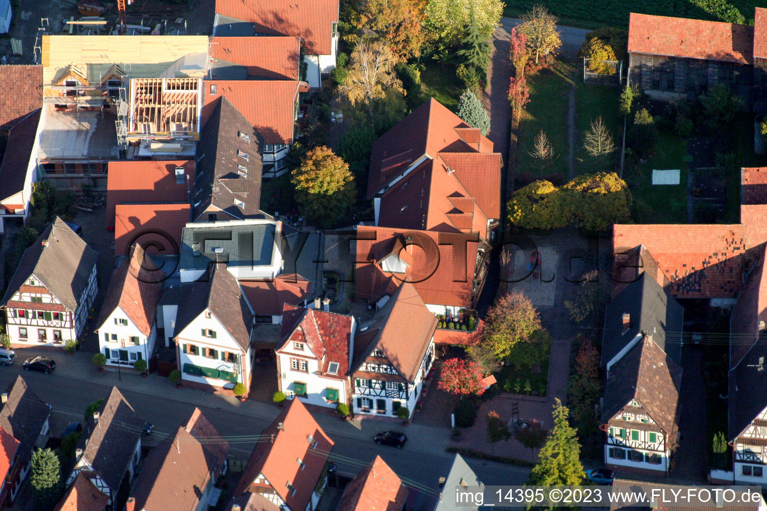 Quartier Hayna in Herxheim bei Landau dans le département Rhénanie-Palatinat, Allemagne du point de vue du drone