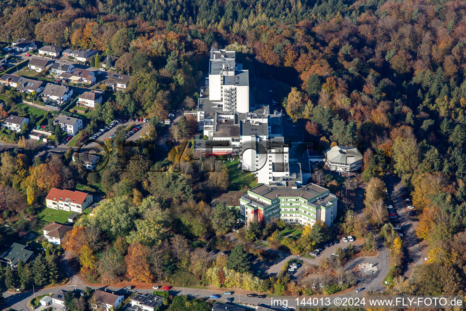Photographie aérienne de Cliniques MEDICLIN Bliestal et résidence pour seniors MEDICLIN Auf dem Bellem à le quartier Lautzkirchen in Blieskastel dans le département Sarre, Allemagne