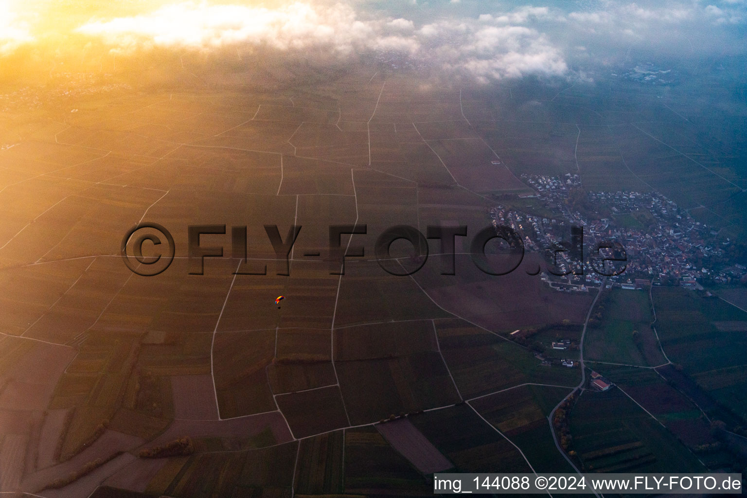 Quartier Mörzheim in Landau in der Pfalz dans le département Rhénanie-Palatinat, Allemagne vue d'en haut