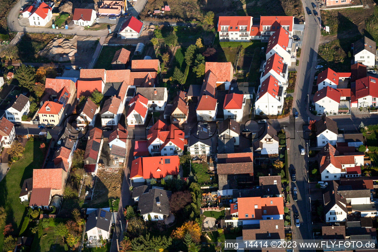 Photographie aérienne de Quartier Herxheim in Herxheim bei Landau dans le département Rhénanie-Palatinat, Allemagne