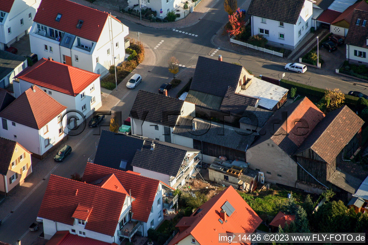 Image drone de Quartier Herxheim in Herxheim bei Landau dans le département Rhénanie-Palatinat, Allemagne