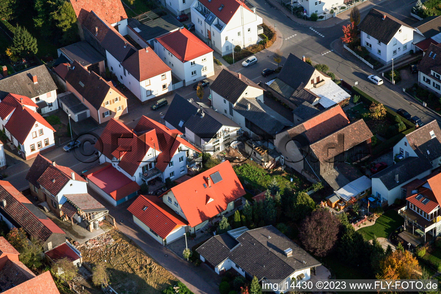 Quartier Herxheim in Herxheim bei Landau dans le département Rhénanie-Palatinat, Allemagne d'un drone