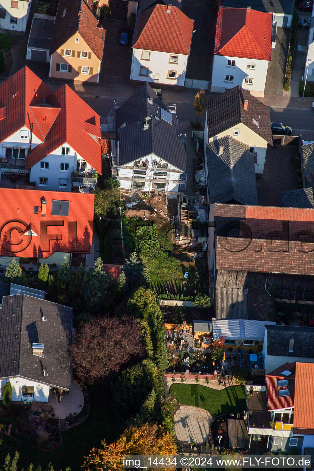 Vue aérienne de Quartier Herxheim in Herxheim bei Landau dans le département Rhénanie-Palatinat, Allemagne