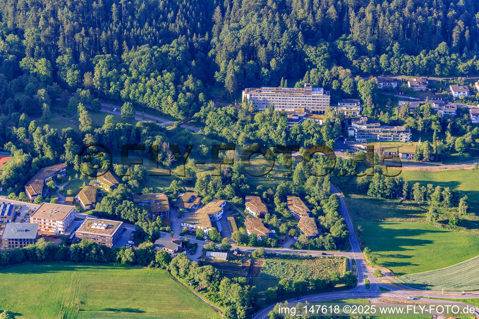 Vue aérienne de À Bruckwald | Sozialwerk Breisgau gGmbH à Waldkirch dans le département Bade-Wurtemberg, Allemagne