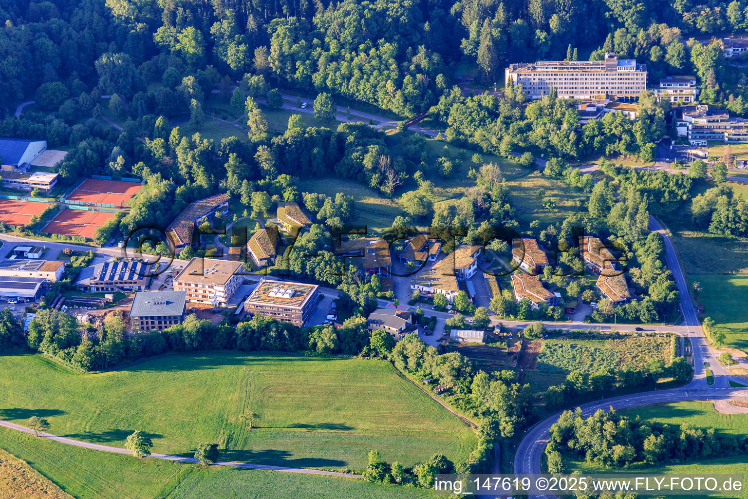 Vue aérienne de À Bruckwald | Sozialwerk Breisgau gGmbH à Waldkirch dans le département Bade-Wurtemberg, Allemagne