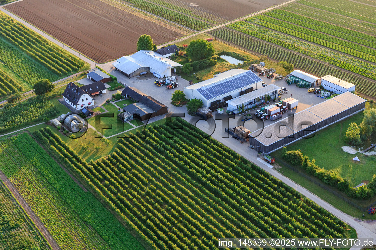 Photographie aérienne de Jardin du fermier à Winden dans le département Rhénanie-Palatinat, Allemagne