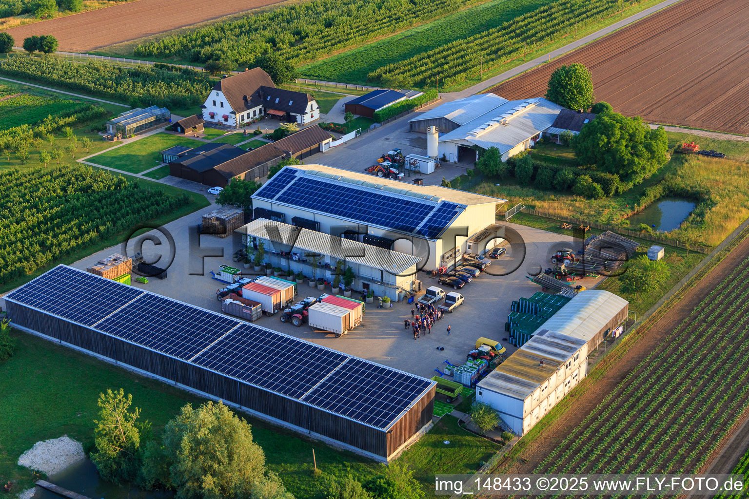 Image drone de Jardin du fermier à Winden dans le département Rhénanie-Palatinat, Allemagne