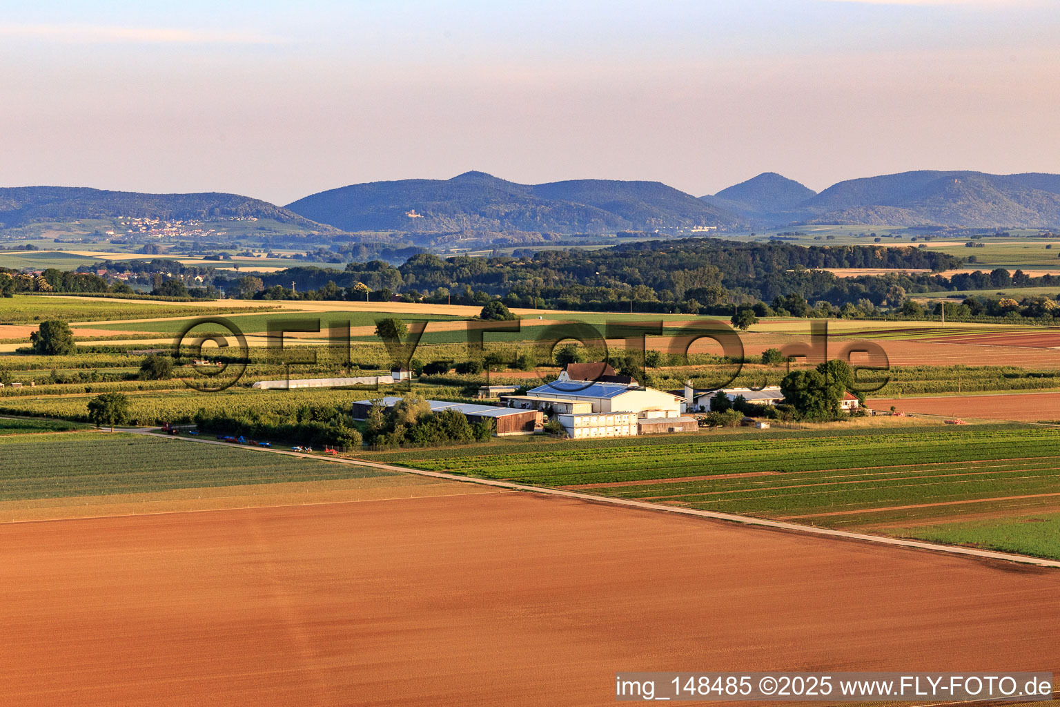 Photographie aérienne de Jardin du fermier à Winden dans le département Rhénanie-Palatinat, Allemagne