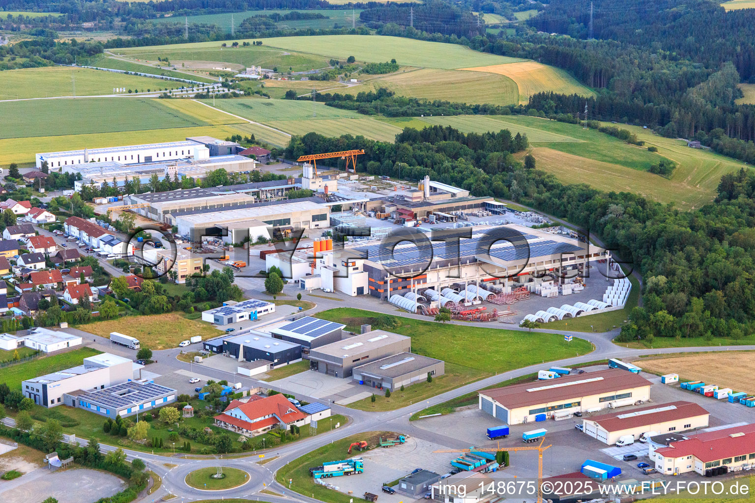 Vue aérienne de Stone Factory Dormettingen GmbH à Dormettingen dans le département Bade-Wurtemberg, Allemagne