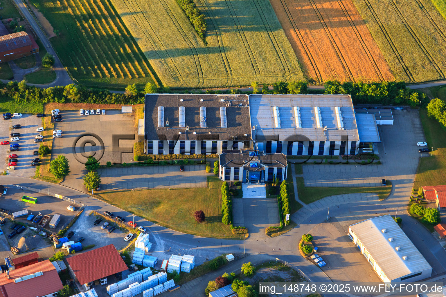 Vue aérienne de Stein Automation GmbH & Co. KG à Niedereschach dans le département Bade-Wurtemberg, Allemagne