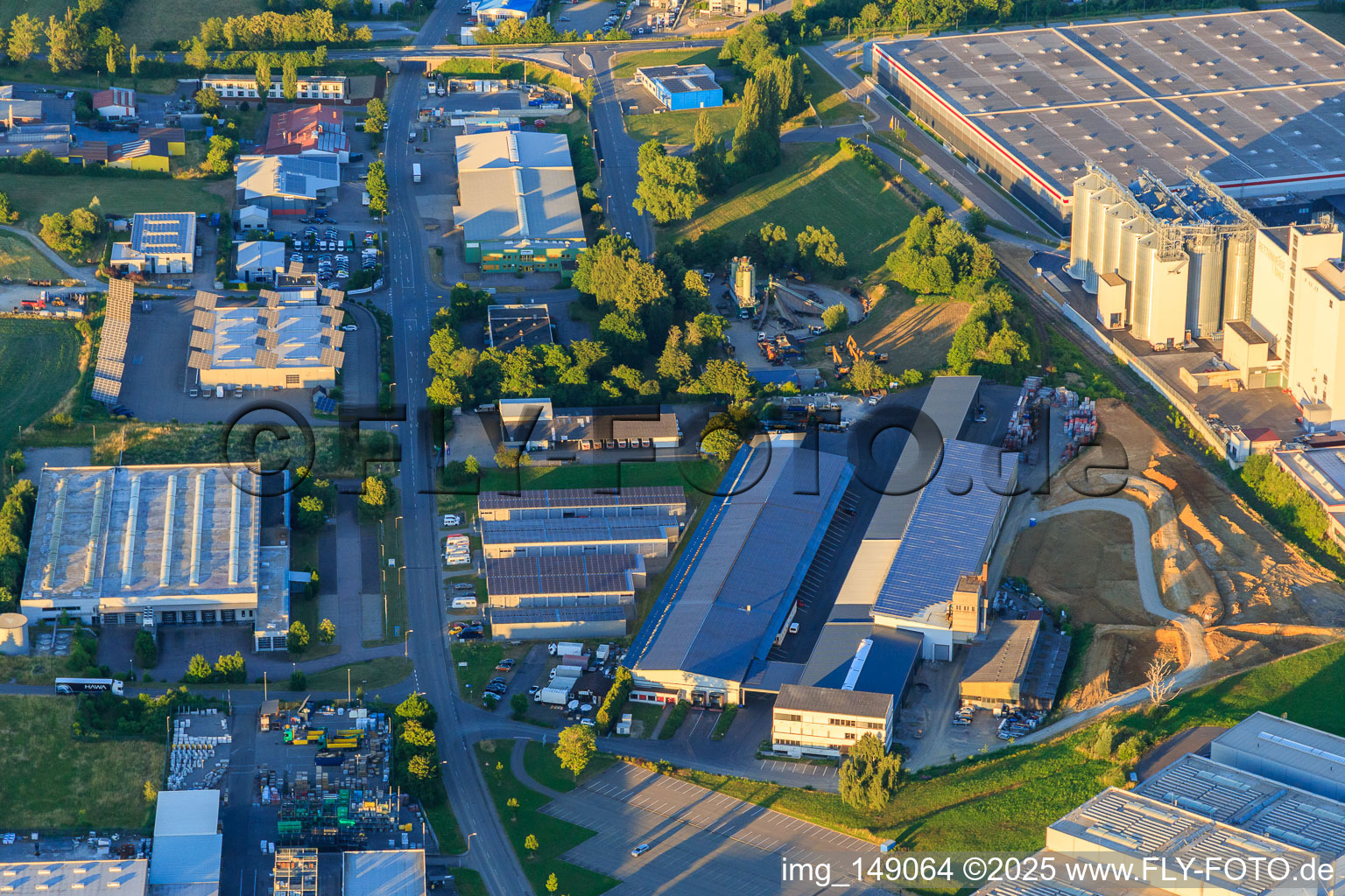 Vue aérienne de Schäflein Logistics GmbH à Horb am Neckar dans le département Bade-Wurtemberg, Allemagne