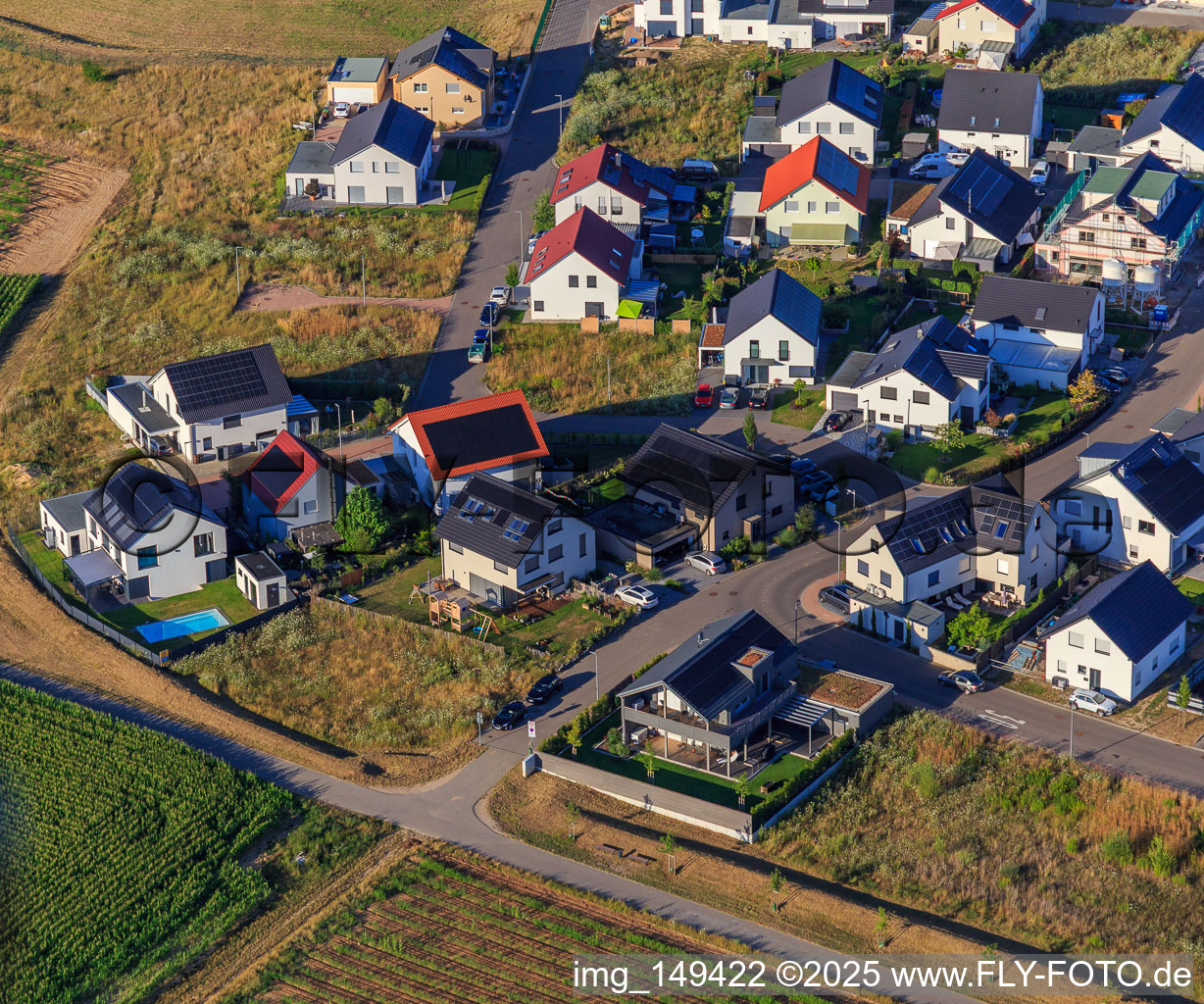 Photographie aérienne de Chemin des violettes, chemin des jonquilles à Kandel dans le département Rhénanie-Palatinat, Allemagne