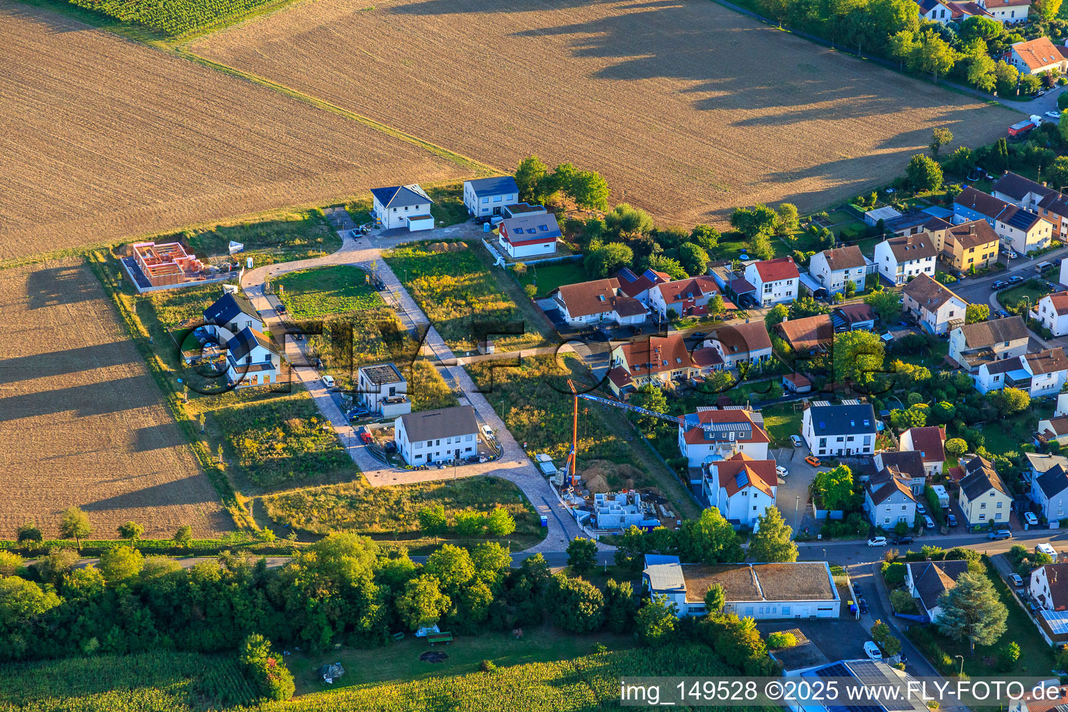 Vue aérienne de Nouvelle zone de développement Gustav Gulden Ring à le quartier Mörzheim in Landau in der Pfalz dans le département Rhénanie-Palatinat, Allemagne