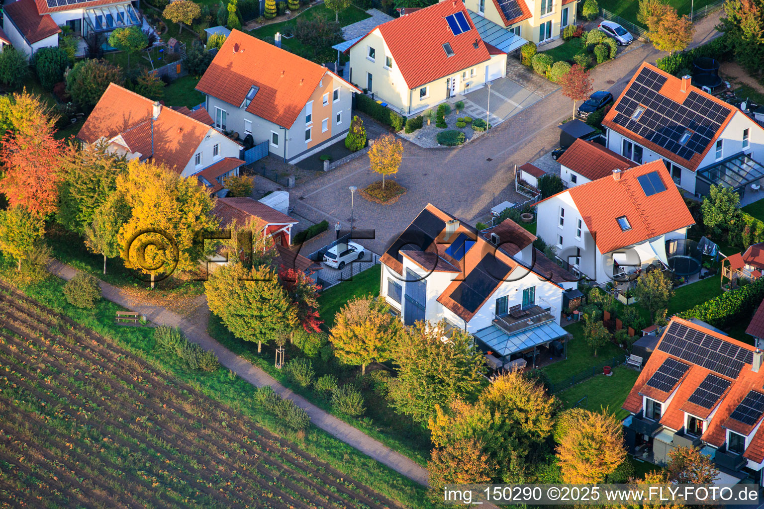 Photographie aérienne de Bas-Rappenfeld à le quartier Mörlheim in Landau in der Pfalz dans le département Rhénanie-Palatinat, Allemagne