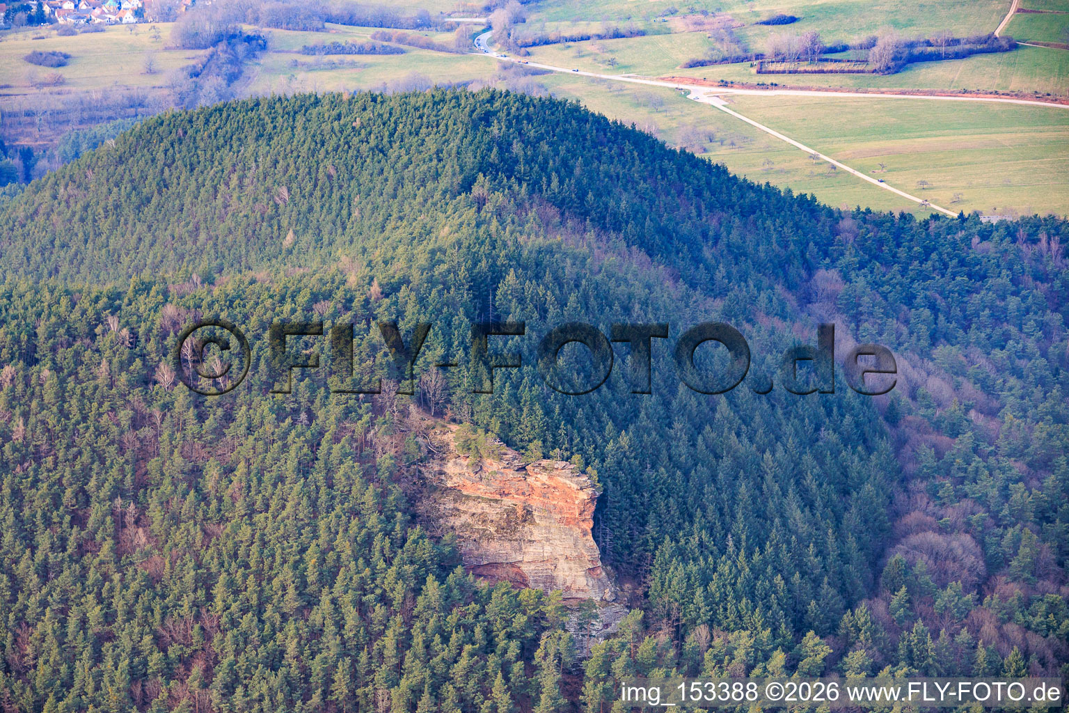 Schlüsselfels (Buntsandsteinfelsen) à Busenberg dans le département Rhénanie-Palatinat, Allemagne