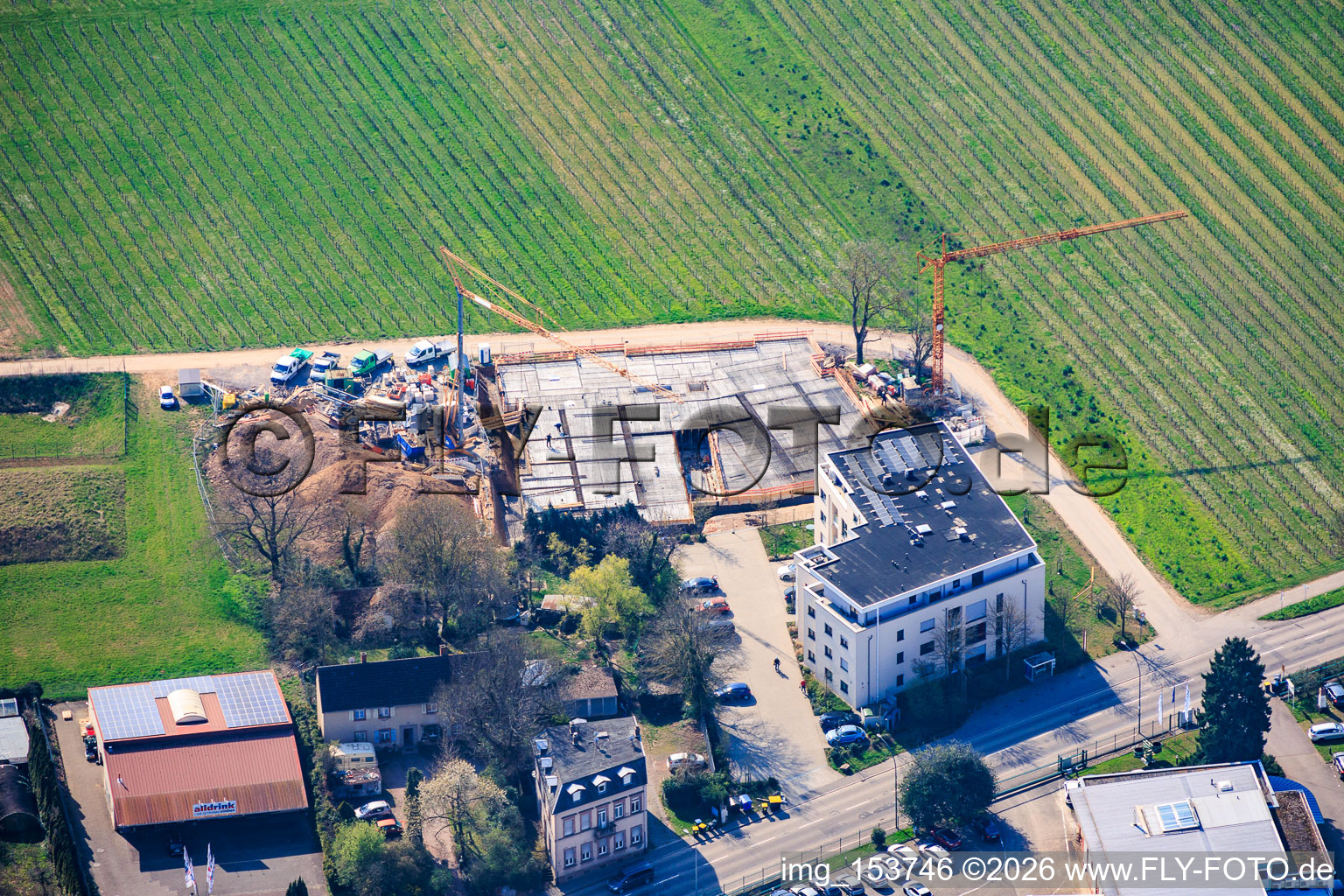 Nouveau chantier à Wollmesheimer Höhe à Landau in der Pfalz dans le département Rhénanie-Palatinat, Allemagne