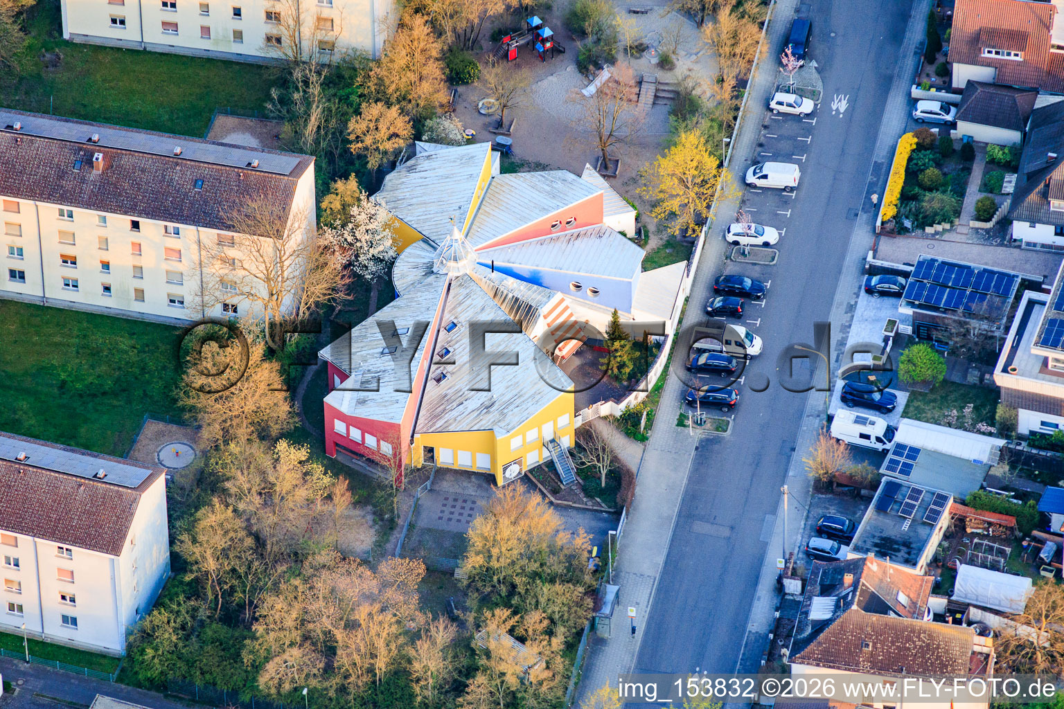 Jardin d'enfants catholique Sainte-Hedwige, Von-Kieffer-Straße à le quartier Gartenstadt in Ludwigshafen am Rhein dans le département Rhénanie-Palatinat, Allemagne