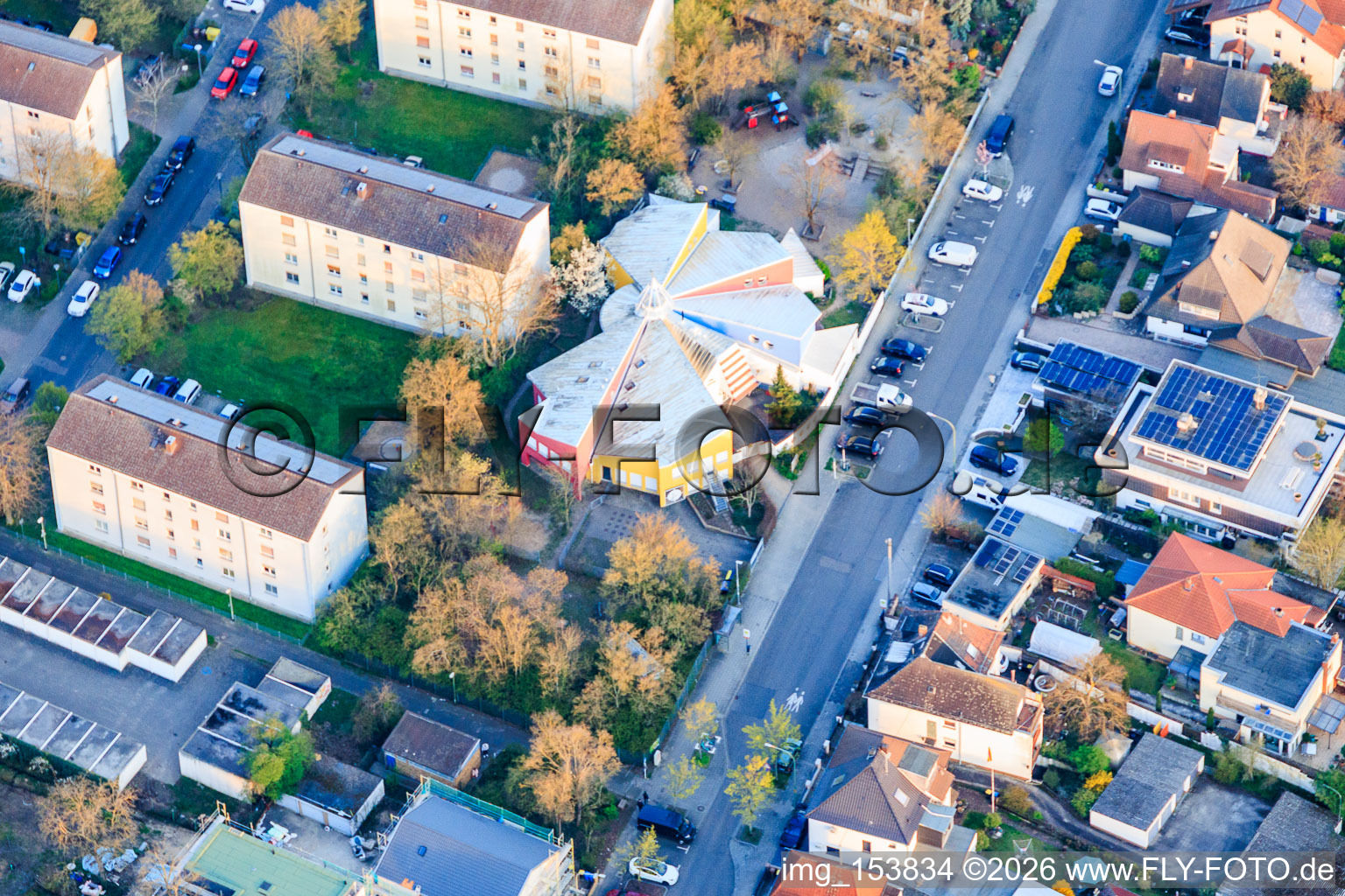 Jardin d'enfants catholique Sainte-Hedwige, Von-Kieffer-Straße à le quartier Gartenstadt in Ludwigshafen am Rhein dans le département Rhénanie-Palatinat, Allemagne