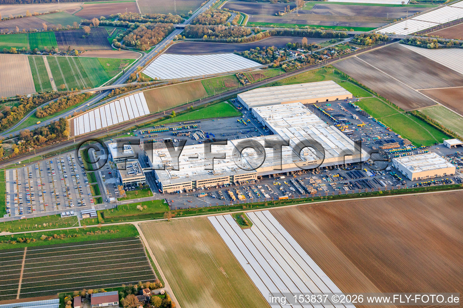 Siège social de Joseph Vögele AG à le quartier Rheingönheim in Ludwigshafen am Rhein dans le département Rhénanie-Palatinat, Allemagne