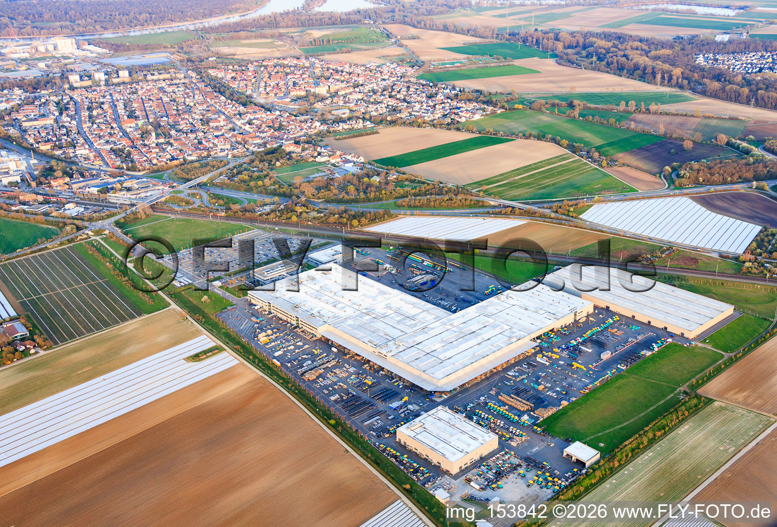 Siège social de Joseph Vögele AG à le quartier Rheingönheim in Ludwigshafen am Rhein dans le département Rhénanie-Palatinat, Allemagne