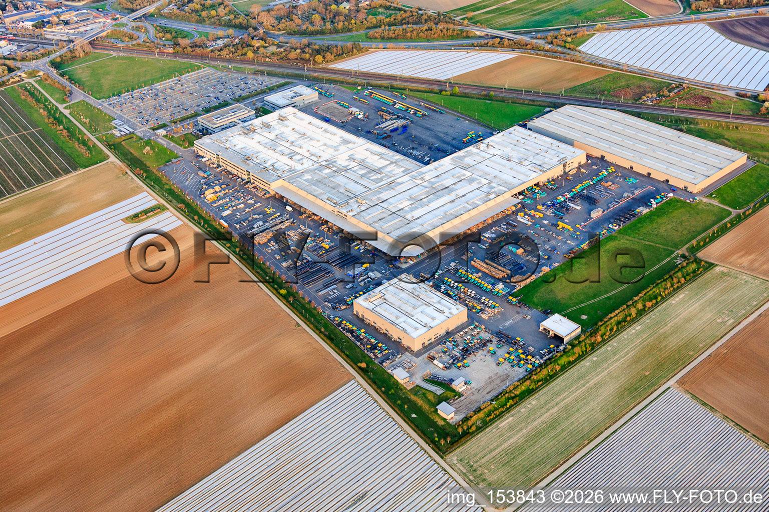 Siège social de Joseph Vögele AG à le quartier Rheingönheim in Ludwigshafen am Rhein dans le département Rhénanie-Palatinat, Allemagne