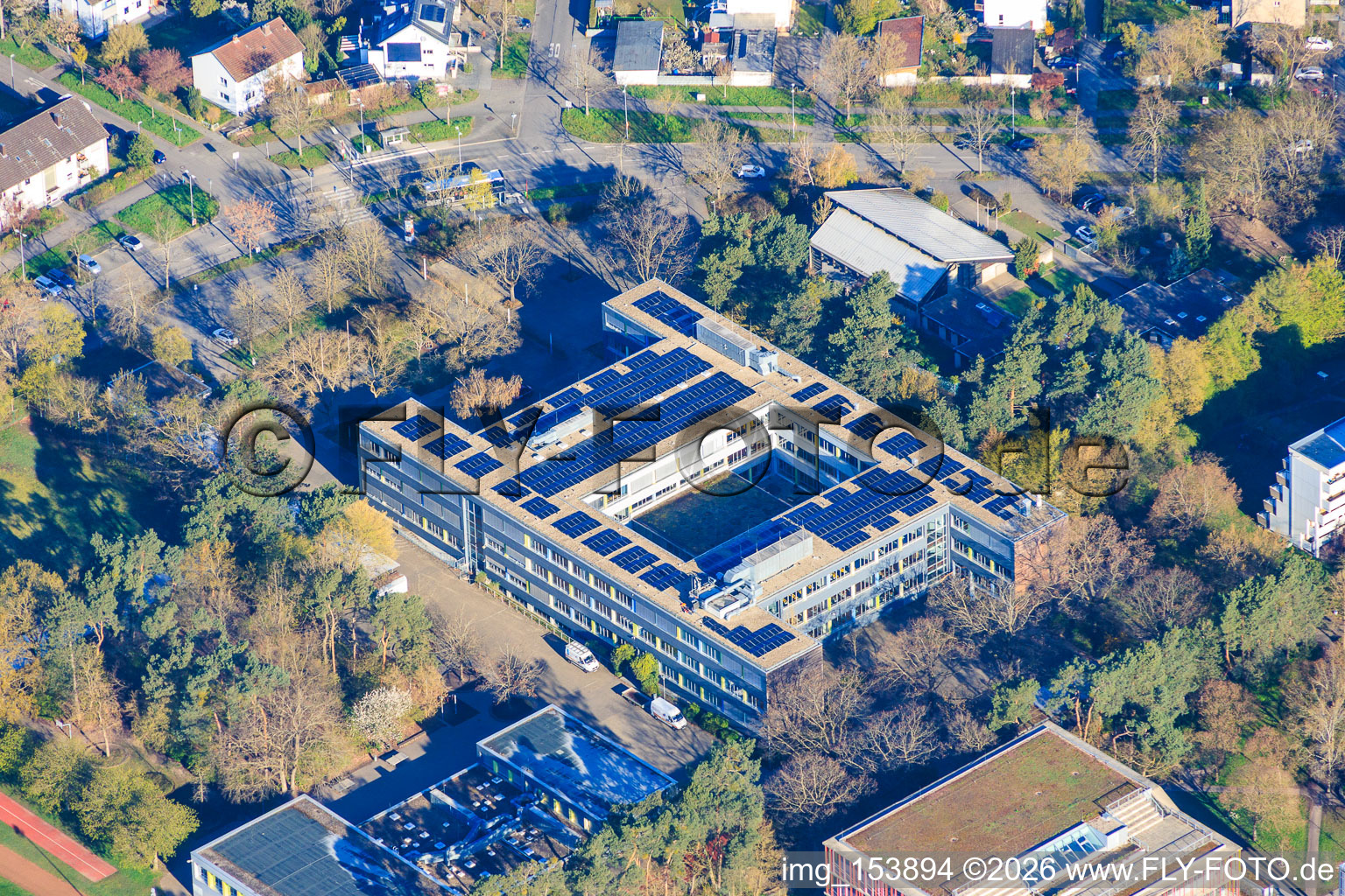 Gymnase Humboldt Karlsruhe à le quartier Nordweststadt in Karlsruhe dans le département Bade-Wurtemberg, Allemagne
