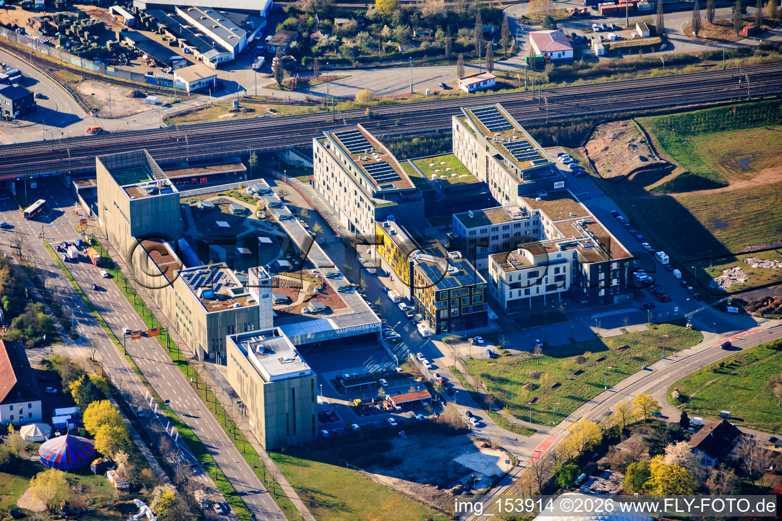 Holiday Inn Express Karlsruhe - City Park près d'IHG et de la caserne de pompiers principale Karlsruhe à le quartier Südstadt in Karlsruhe dans le département Bade-Wurtemberg, Allemagne