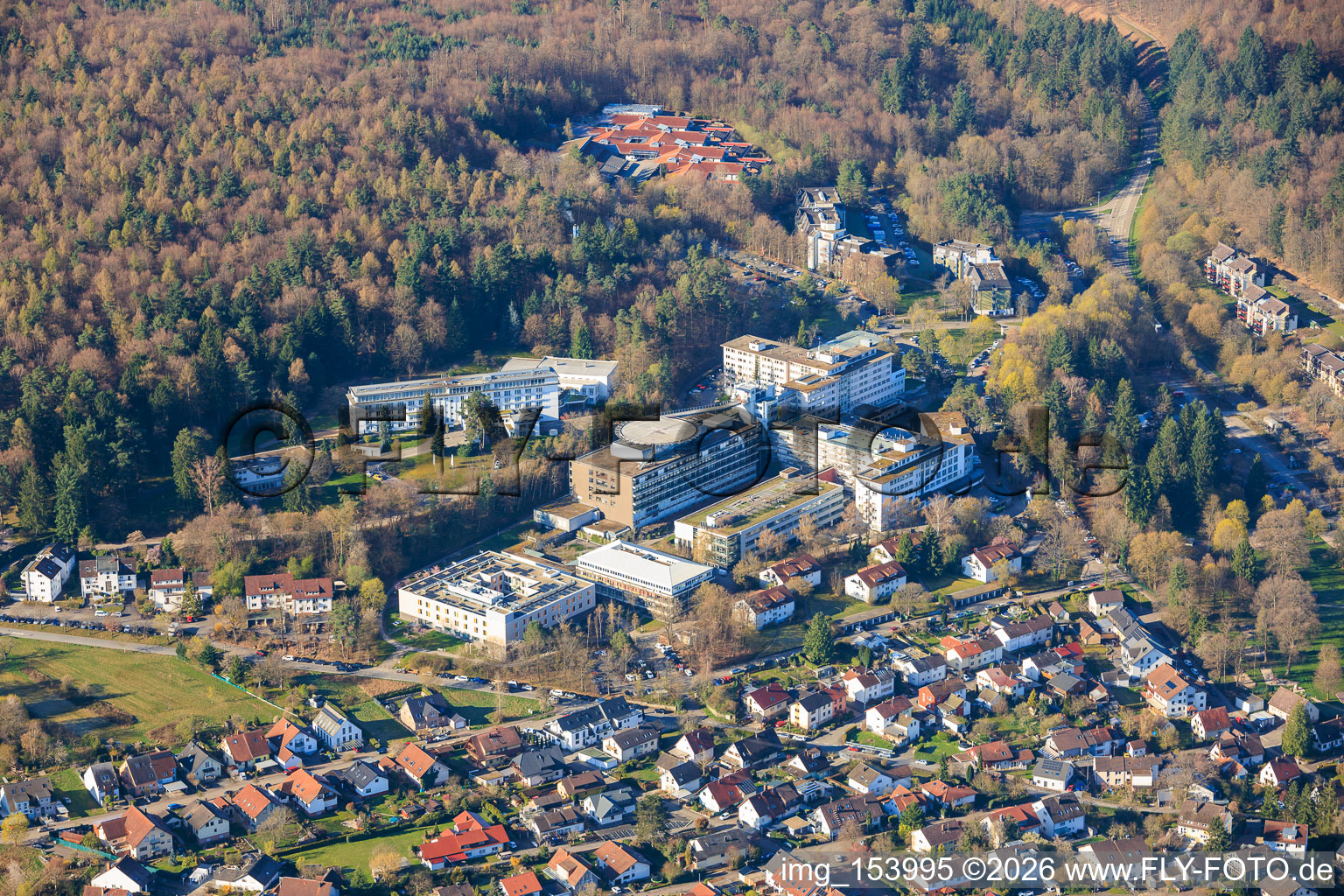 SRH Klinikum Karlsbad-Langensteinbach GmbH à le quartier Langensteinbach in Karlsbad dans le département Bade-Wurtemberg, Allemagne