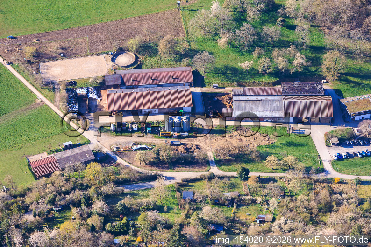 Ferme Bischoff à le quartier Dietlingen in Keltern dans le département Bade-Wurtemberg, Allemagne
